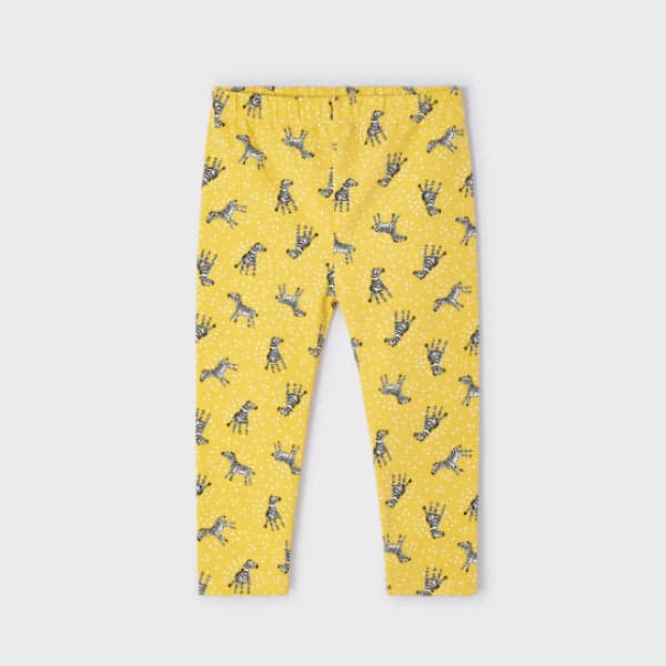 YELLOW LEGGINGS W/PRINT