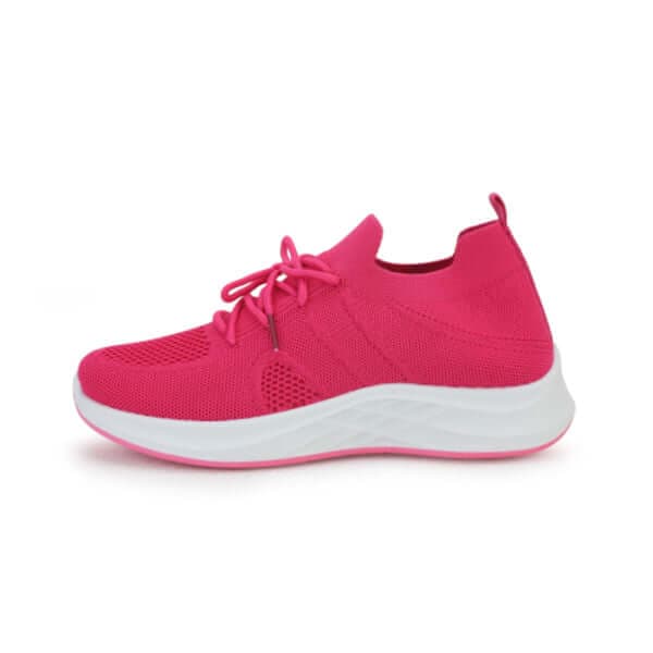 RED LACE UP  SNEAKERS