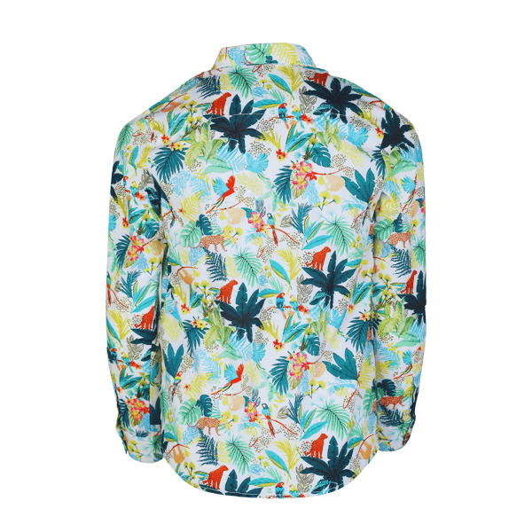 FLORAL PRINT L/S SHIRT
