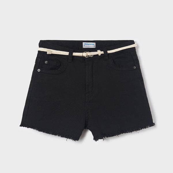 BLACK BASIC TWILL SHORT