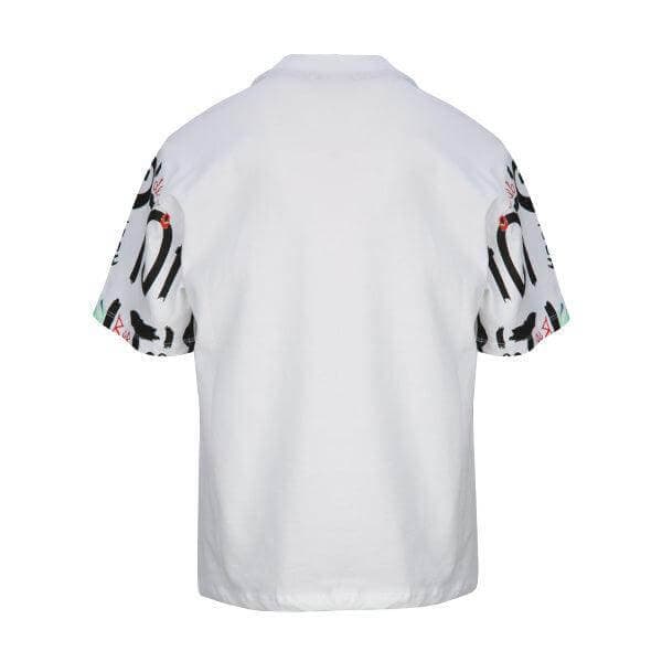 WHITE PRINT S/S T-SHIRT