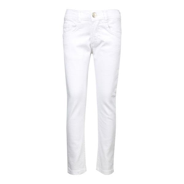 WHITE SLIM FIT DENIM TROUSER Image
