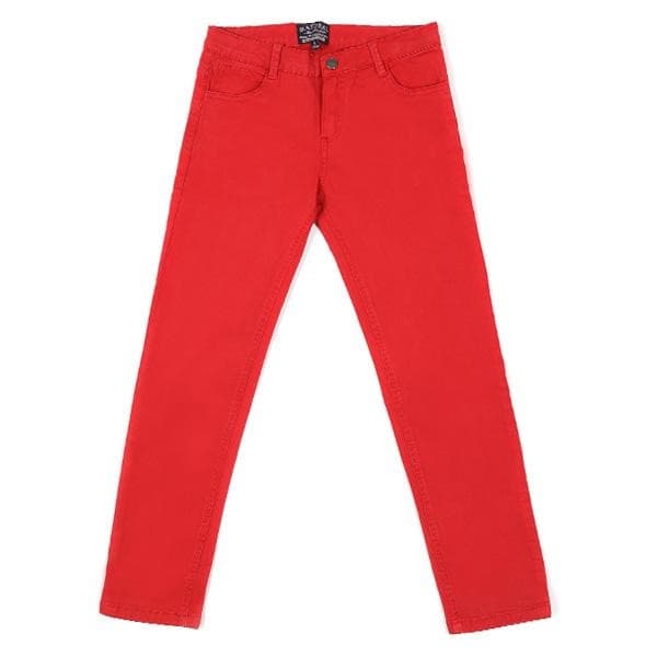 CHERRY 5 POCKETS TWILL TROUSER Image