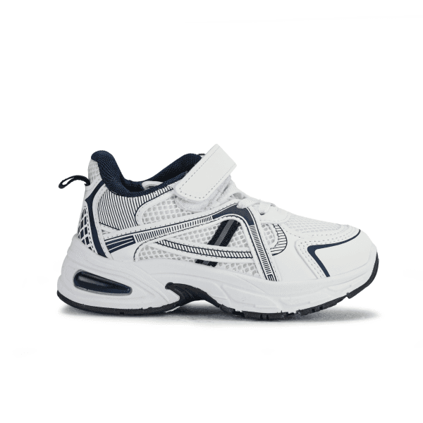 WHITE/BLUE SNEAKERS