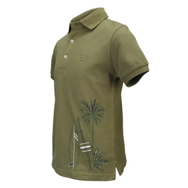 GREY S/S POLO