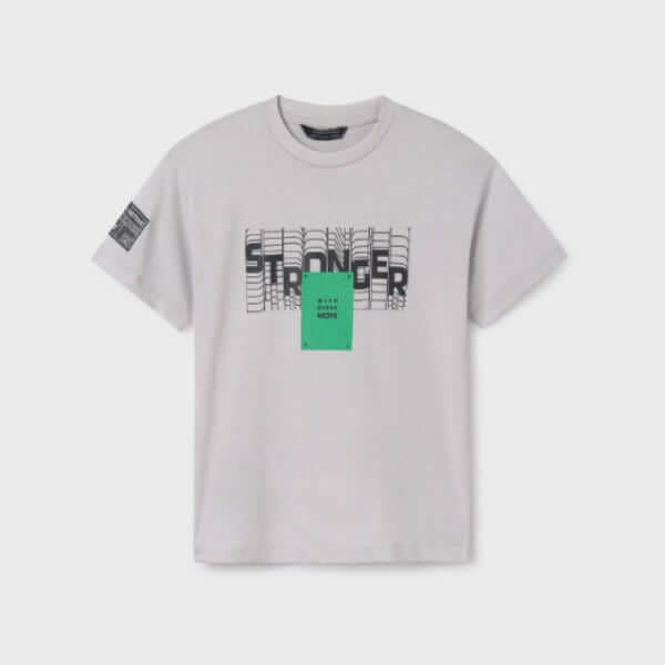 GREY PRINT S/S TSHIRT