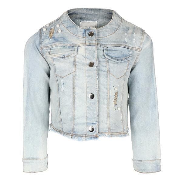 BLEACHED DENIM L/S JACKET