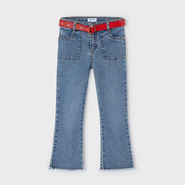 BLUE GIRL DENIM TROUSER