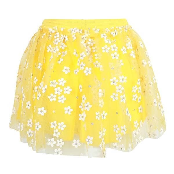 YELLOW DAISY TULLE SKIRT
