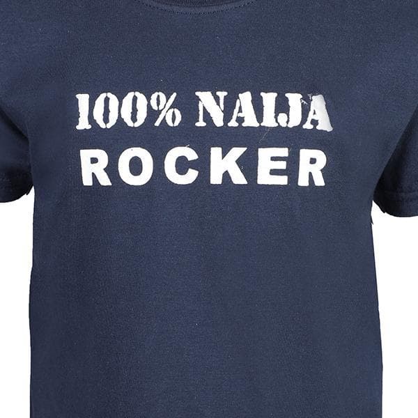 BLUE 100% NAIJA ROCK T-SHIRT
