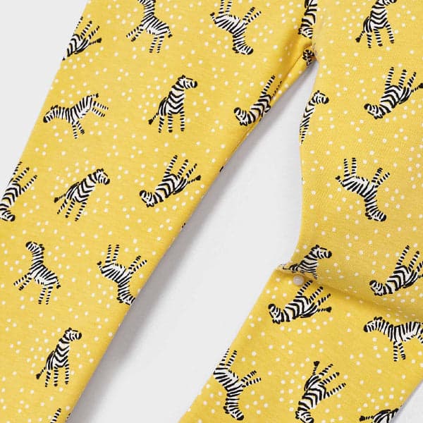 YELLOW LEGGINGS W/PRINT