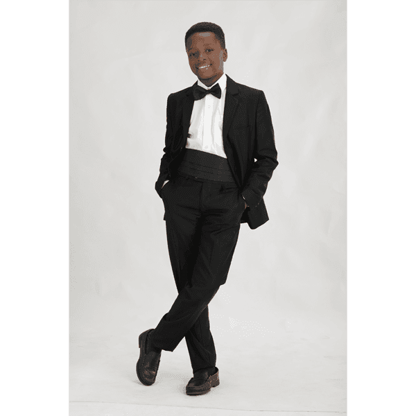 Two-piece Suit with Cummerbund