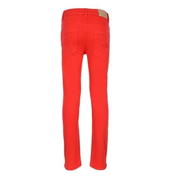 RED SLIM FIT SERGE TROUSER