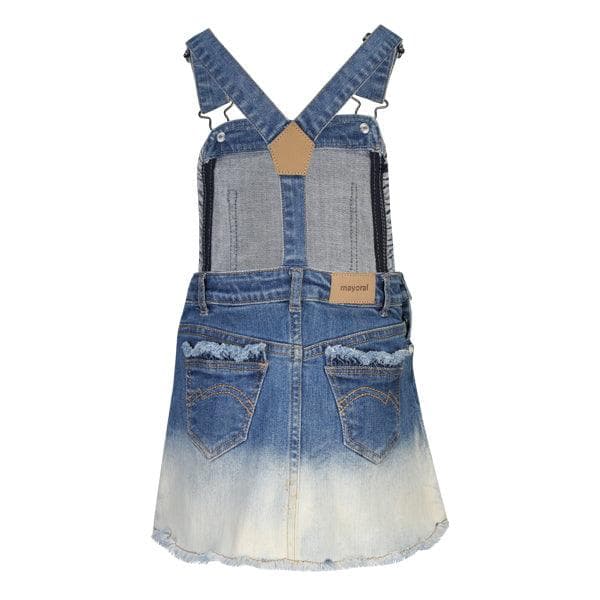 DENIM BLUE SKIRT DUNGAREE