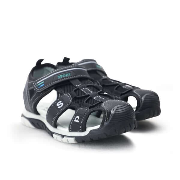 BLACK TREKKERS SANDALS