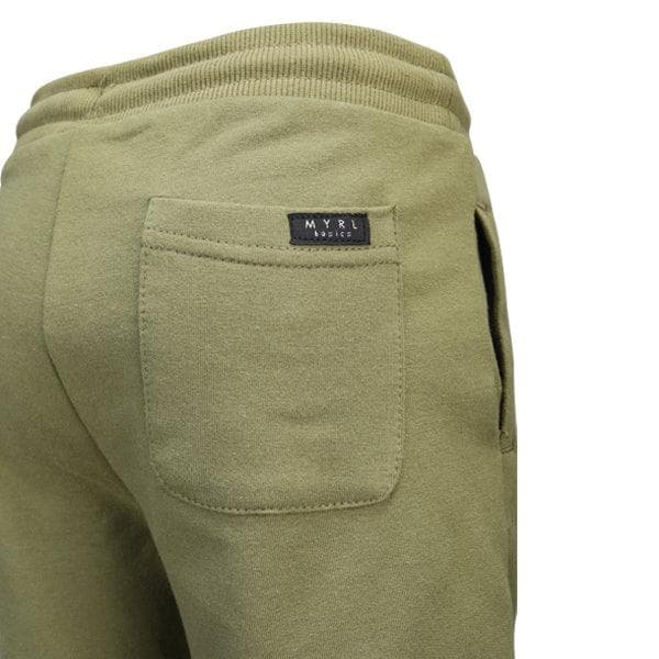 GREEN BASIC SHORTS