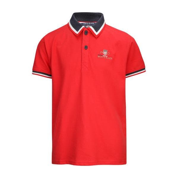 RED S/S POLO T SHIRT