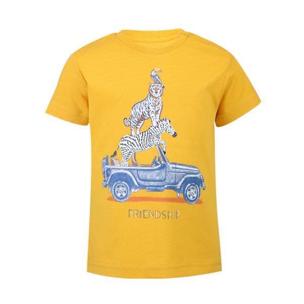 YELLOW S/S FRIENDSHIP T-SHIRT