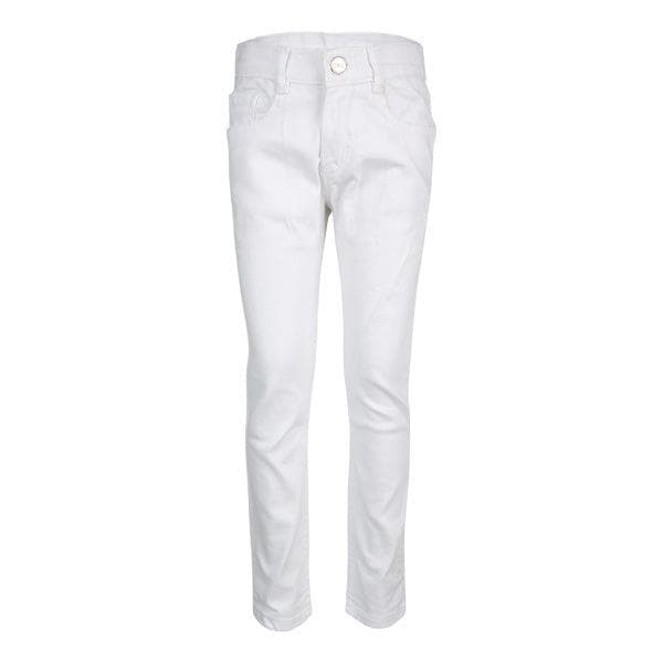 WHITE DENIM TROUSER