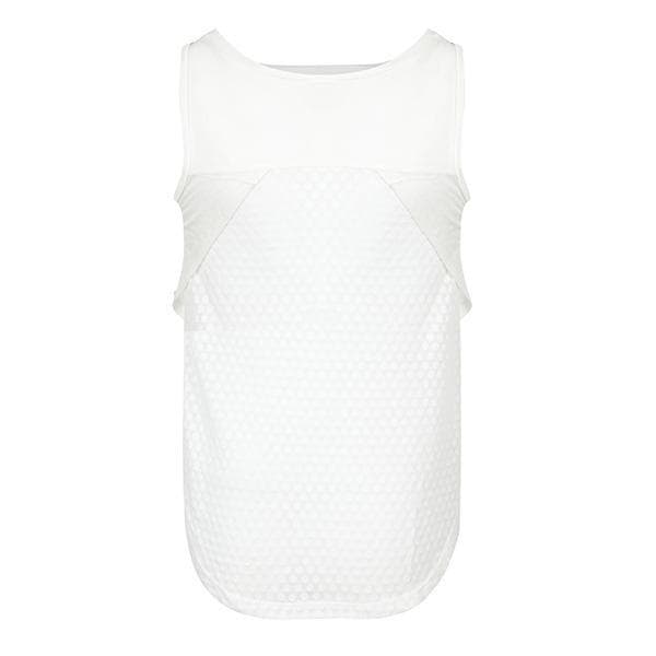WHITE/GERANUIM SHOE TOP