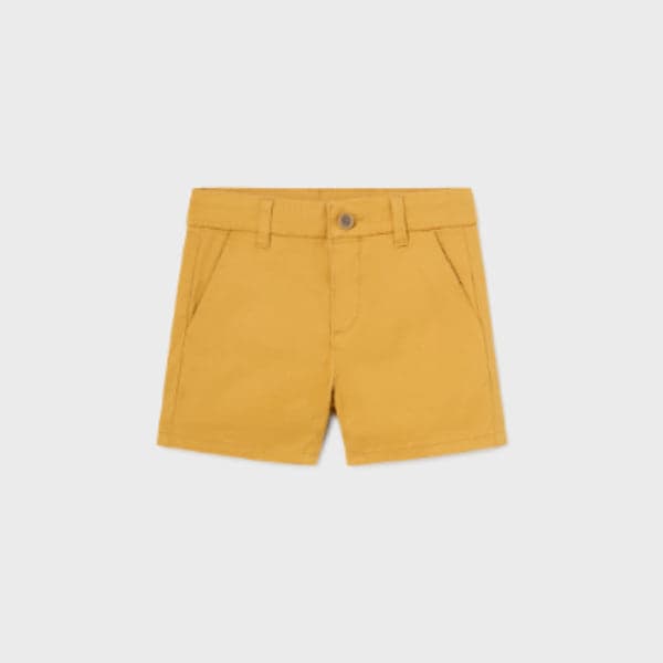 MUSTARD CHINO TWILL SHORT