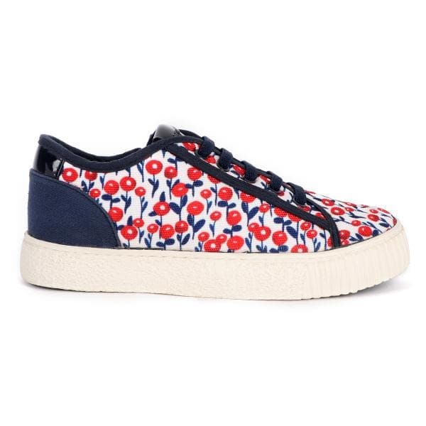 NAVY/RED CHERRY SNEAKERS