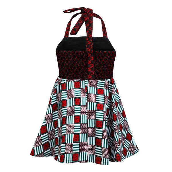 MULTICOLOUR ANKARA DRESS
