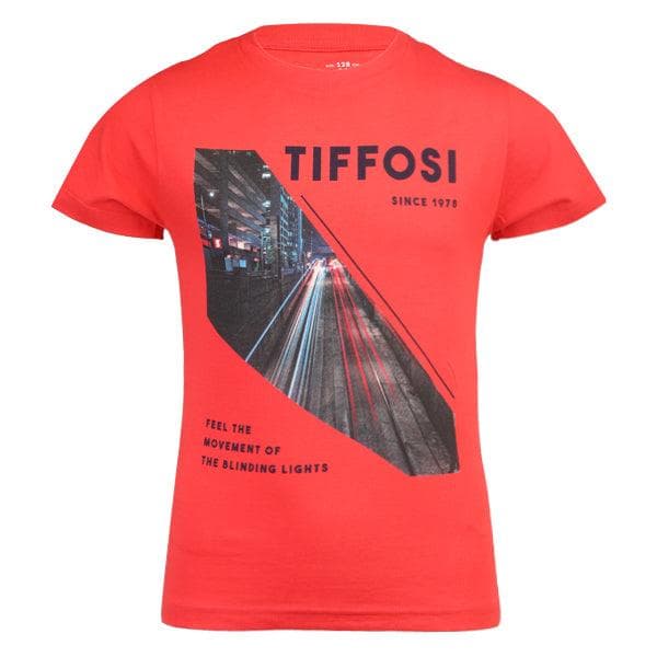RED S/S GRAPHIC TSHIRT