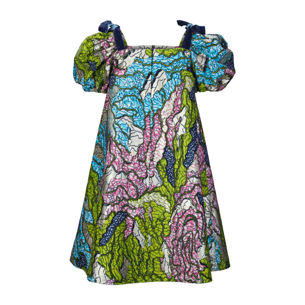 MULTICOLOUR ANKARA A-LINE DRESS