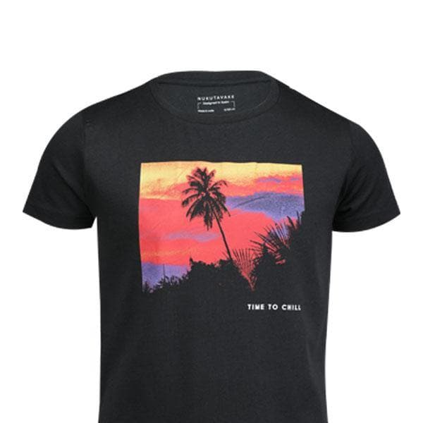 GREY SHORT SLEEVE GRAPHIC T-SHIRT