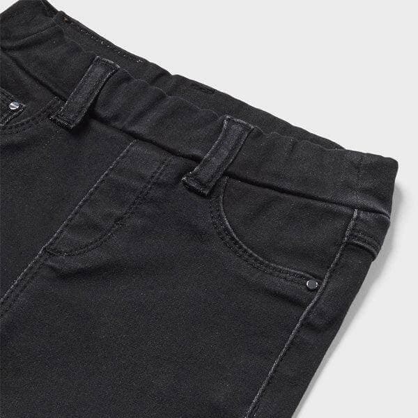 BLACK BASIC DENIM TROUSER