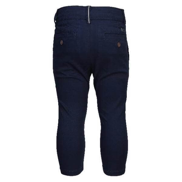NAVY TWILL BASIC TROUSERS