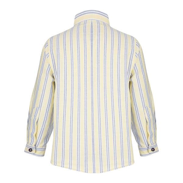 YELLOW STRIPED L/S SHIRT