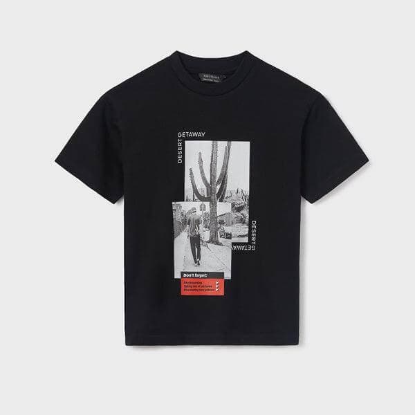 BLACK S/S T-SHIRT