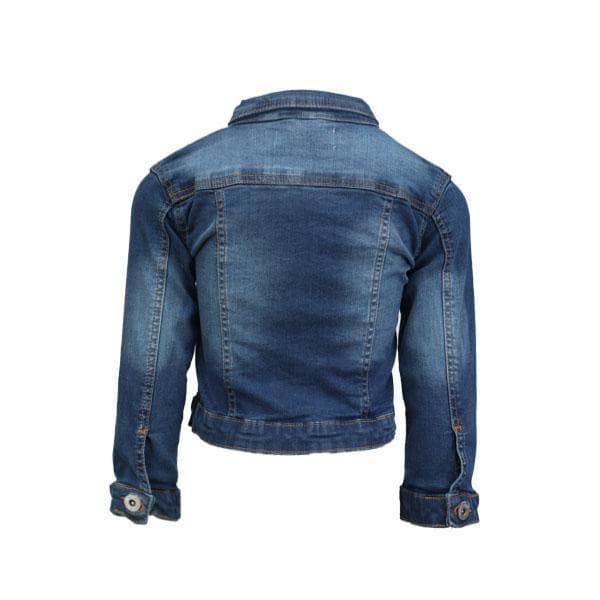BLUE L/S DENIM JACKET WITH BADGES