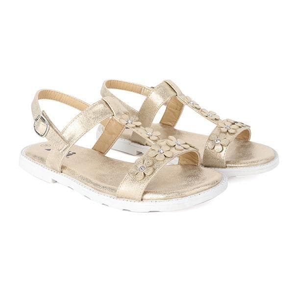 FANCY GOLD BASIC SANDALS