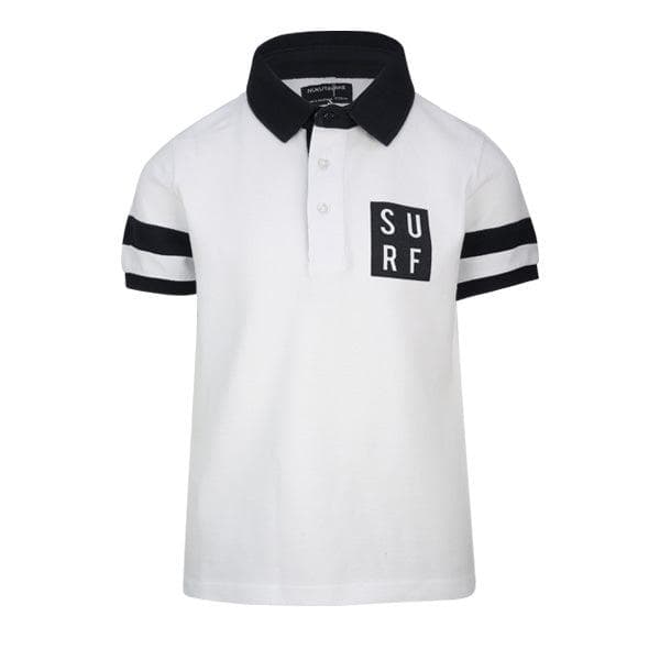 WHITE S/S POLO