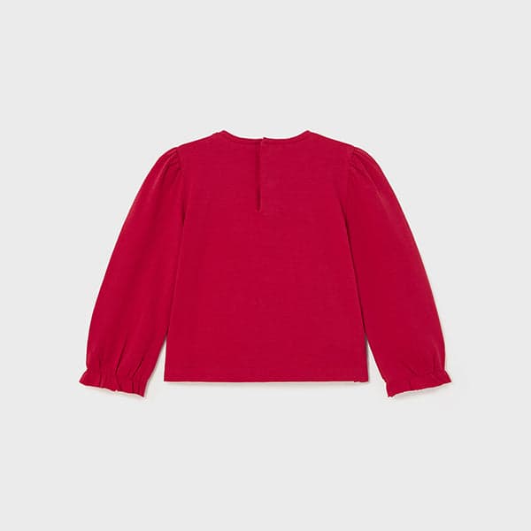 RED L/S BLOUSE