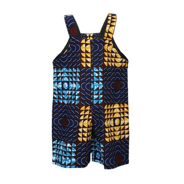 MULTICOLOUR ANKARA PLAYSUIT