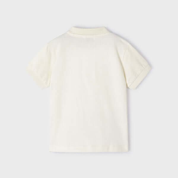 CREAM S/S POLO TEE