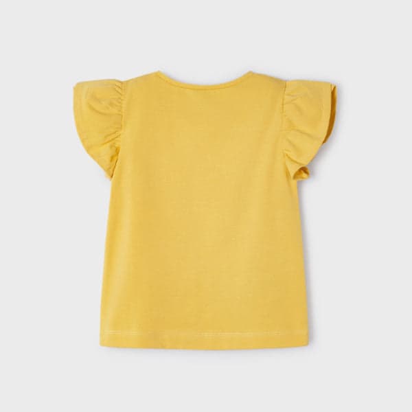 YELLOW BLOUSE WITH GRAPHIC