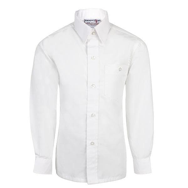 WHITE L/S NORMAL FORMAL SHIRT Image