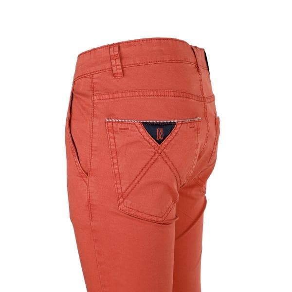 RED SATIN LONG PANTS