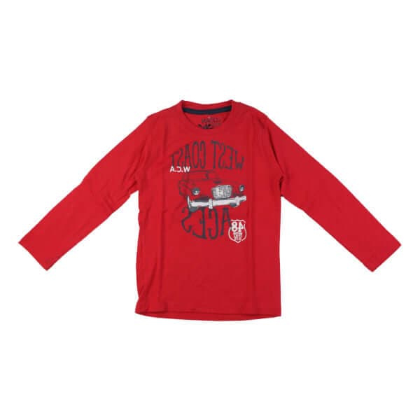 CHERRY L/S STRIPED POLO