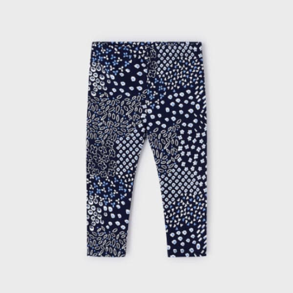 NAVY BLUE POLKA DOT LEGGINGS Image
