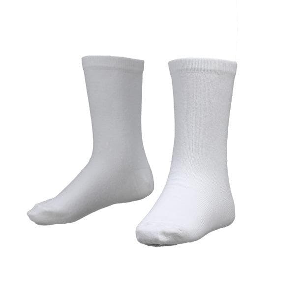 WHITE UNISEX COTTON SOCKS