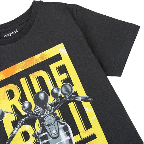 BLACK GRAPHIC S/S T SHIRT