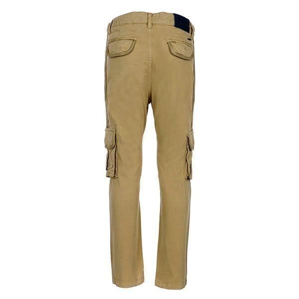 BROWN REGULAR FIT CARGO PANT