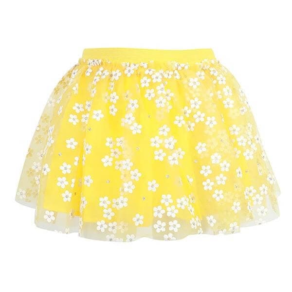 YELLOW DAISY TULLE SKIRT