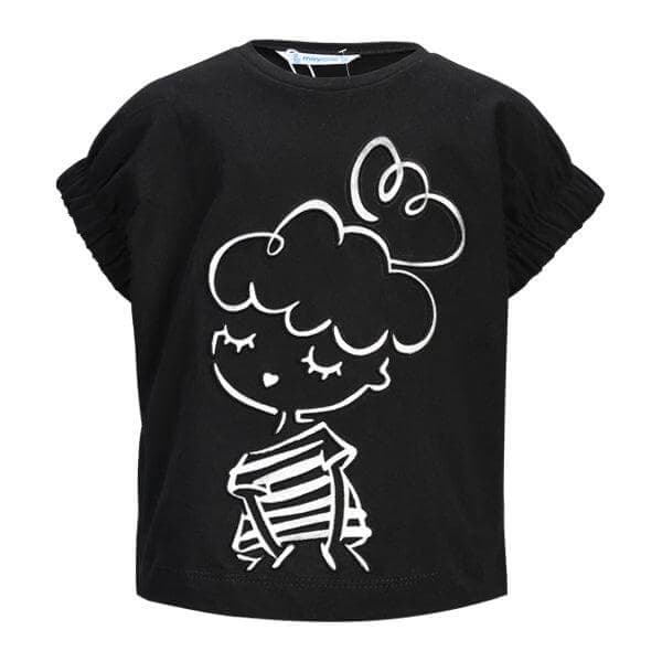 BLACK GRAPHIC S/S T SHIRT Image